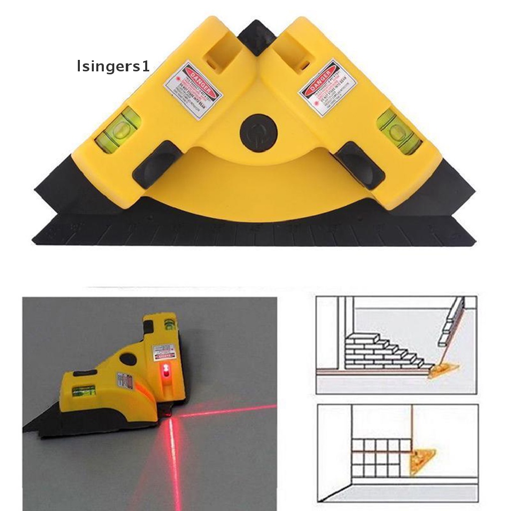 (lsingers1) Alat Pengukur Kemiringan Vertikal / Horizontal 90 Derajat Level