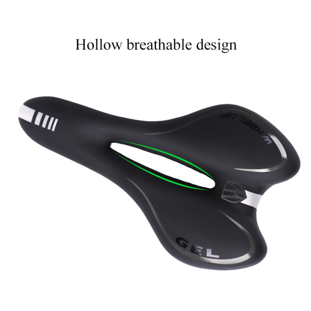 ♢[Ready stock/cod]♢ WHEEL UP GEL Breathable Soft Bike Saddle PVC Leather Road MTB Mountain Cycling Saddle Seats