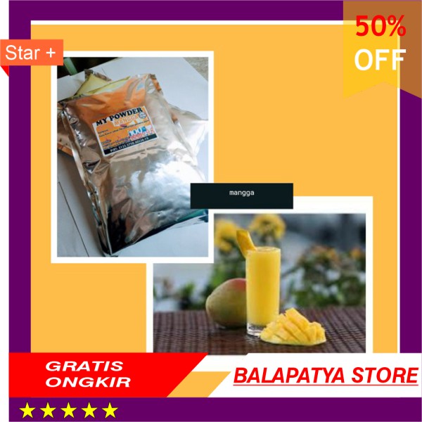 

HOT PROMO !!! Powder Bubble Drink Mangga Reguler-1 kg Bubuk Mangga Bubble