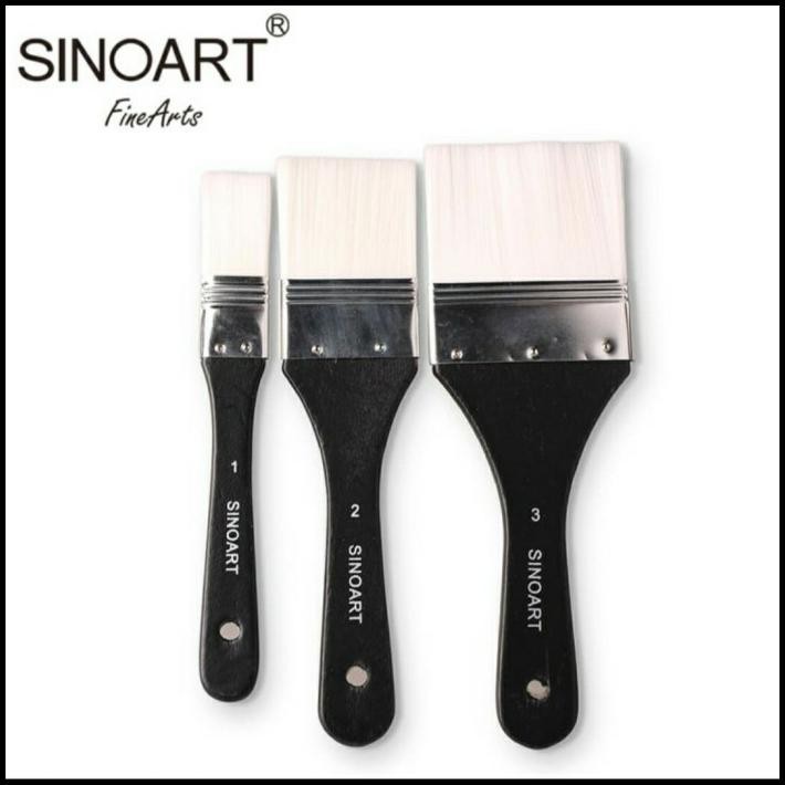 

Cuci Gudang Sinoart Kuas Lukis Set 3 White Syntetic Brush