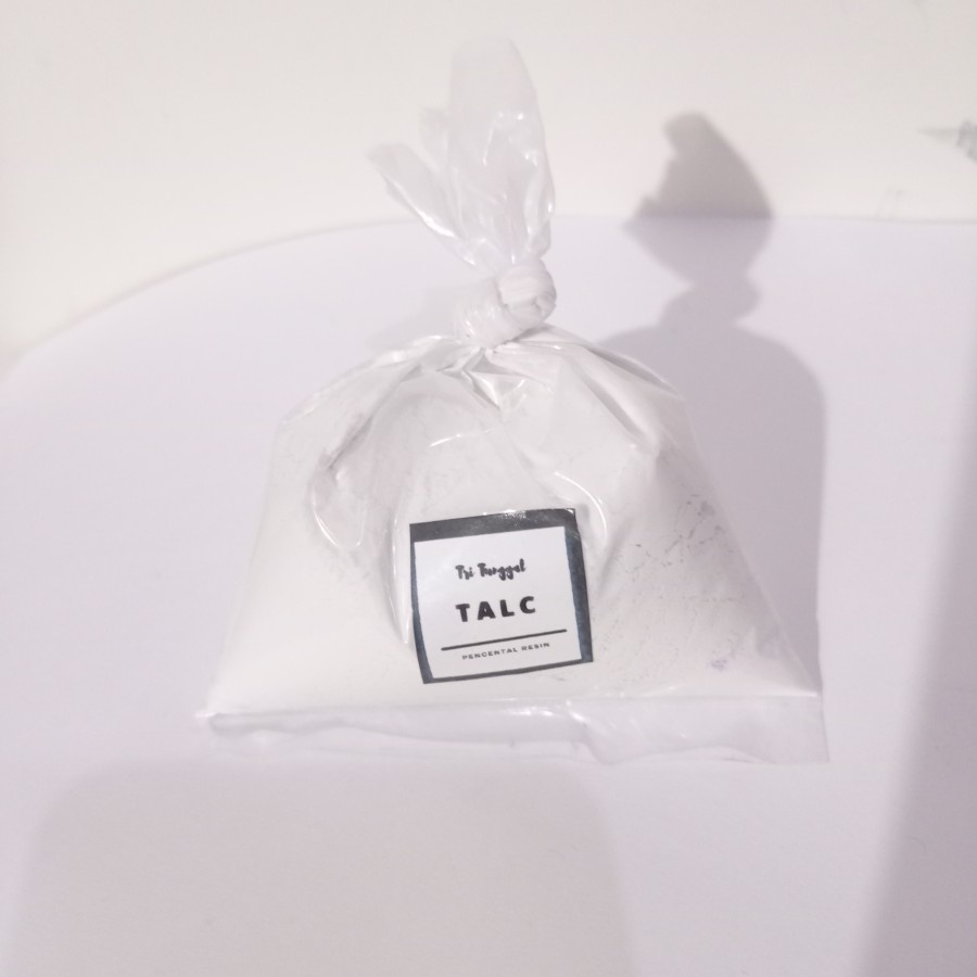 Bubuk Putih Talek 20gr Talc Talk Pengental Campuran Bahan Resin Recin Pelicin Tangan Permainan Bilyard Tidak Berbau Kimia Serbuk Pool Powder Main Karambol White Craft Prakarya Kerajinan Tangan Pemadat Adonan Resin Pengkaku Pemberi Warna Buram