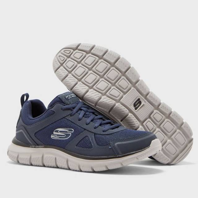 skechers track scloric mens trainers