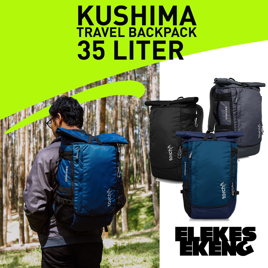 TAS RANSEL TORCH KUSHIMA 35 LITER /TORCH TRAVEL BACKPACK KUSHIMA 35 LITER