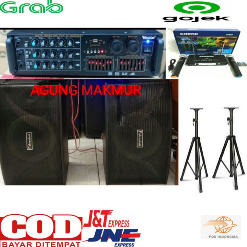 paket soundsystem fahrenheit speaker 10 inch weston 2600