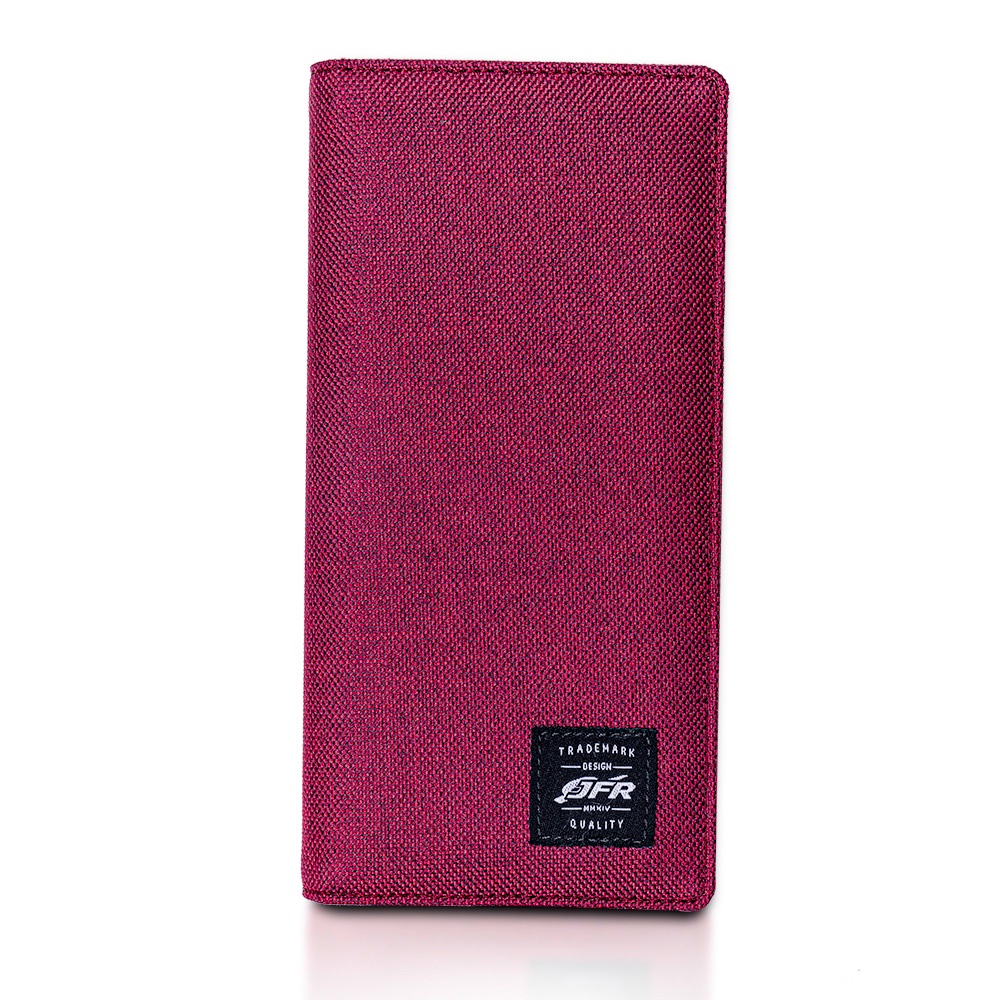 JFR Fashion Dompet Pria Bahan Kulit Canvas JP12-MAROON