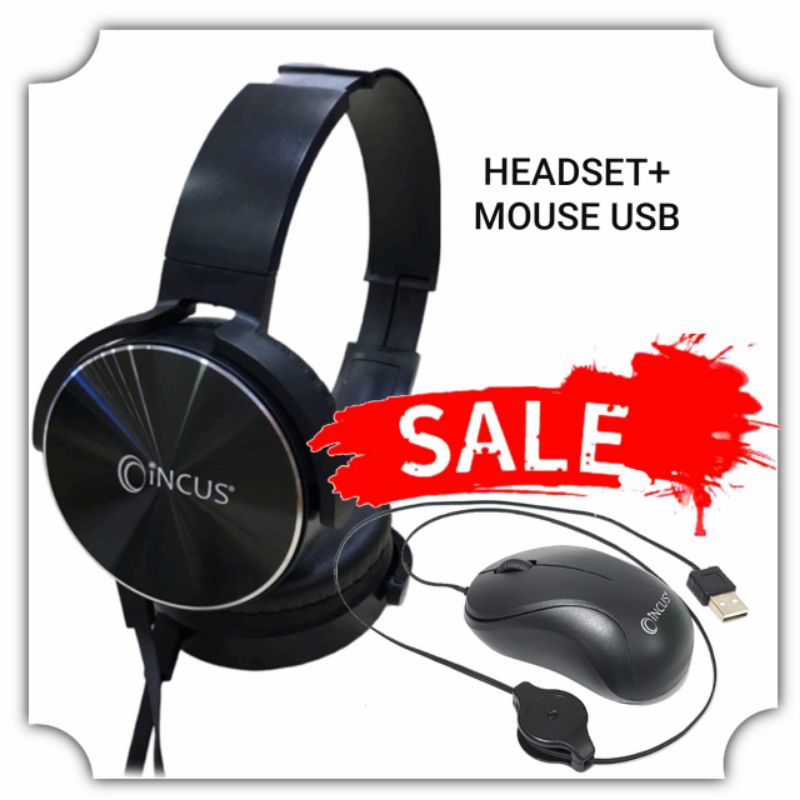 Headst in 450 plus mouse usb BIG SALE