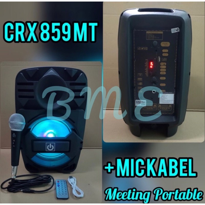 Speaker Portable Wireless Crimson CRX-859 8 Inch