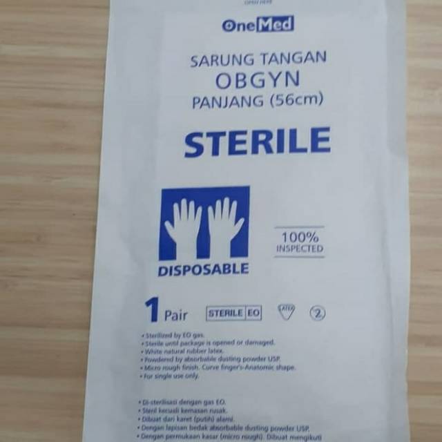 Sarung Tangan Obgyn Sterile Onemed