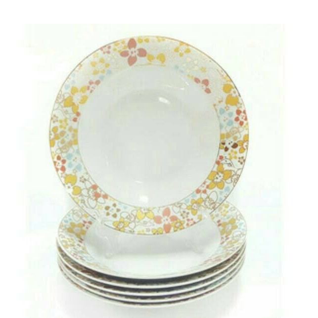 1 lusin Piring Makan Vicenza 9" Lolli /Poppy