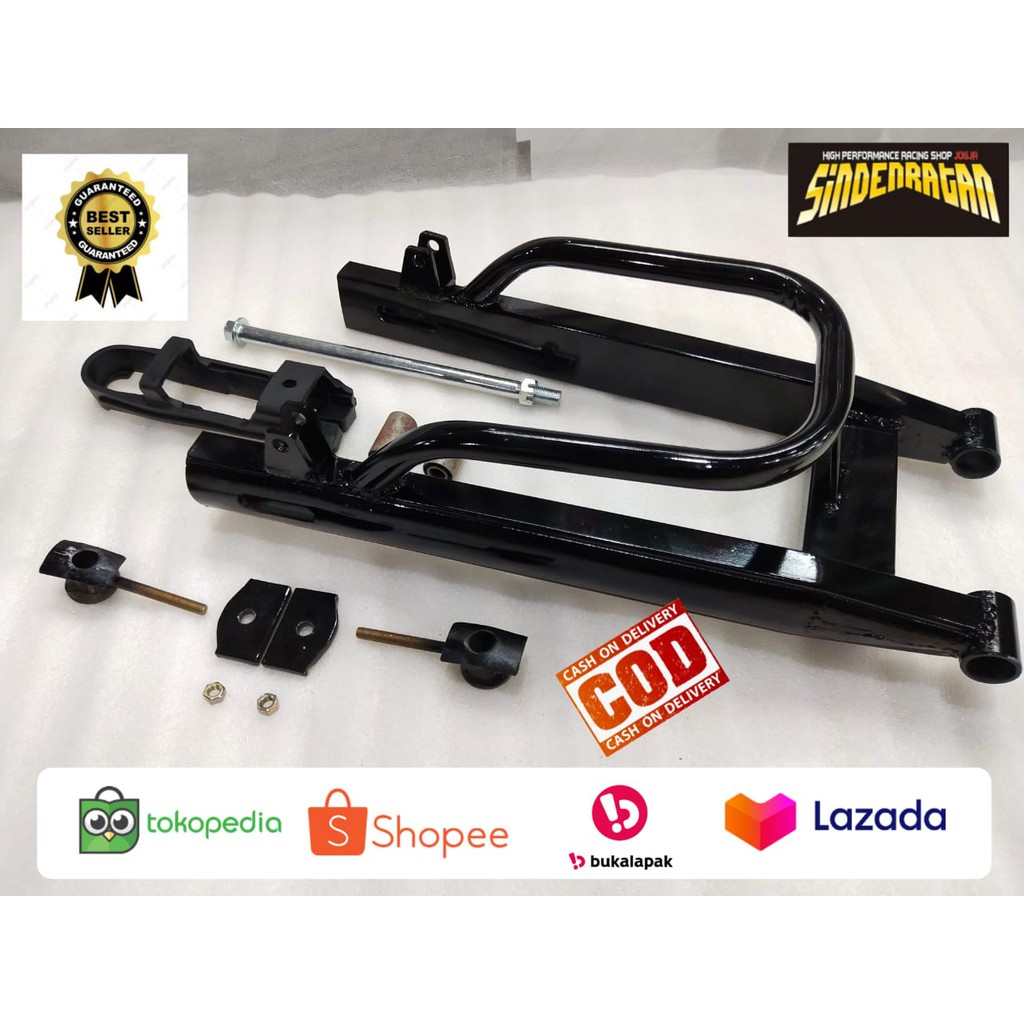 Capit Urang Oval Swing Arm Oval Rx King Lengan Ayun Besi Tebal hitam