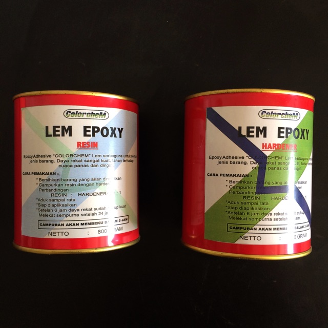 Lem Epoxy Epoxy Adhesive 1set Shopee Indonesia