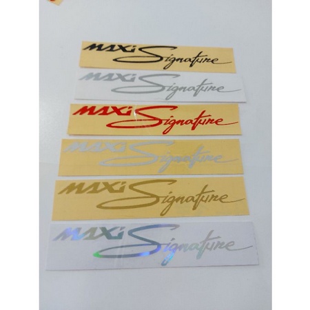 STIKER MAXI SIGNATURE