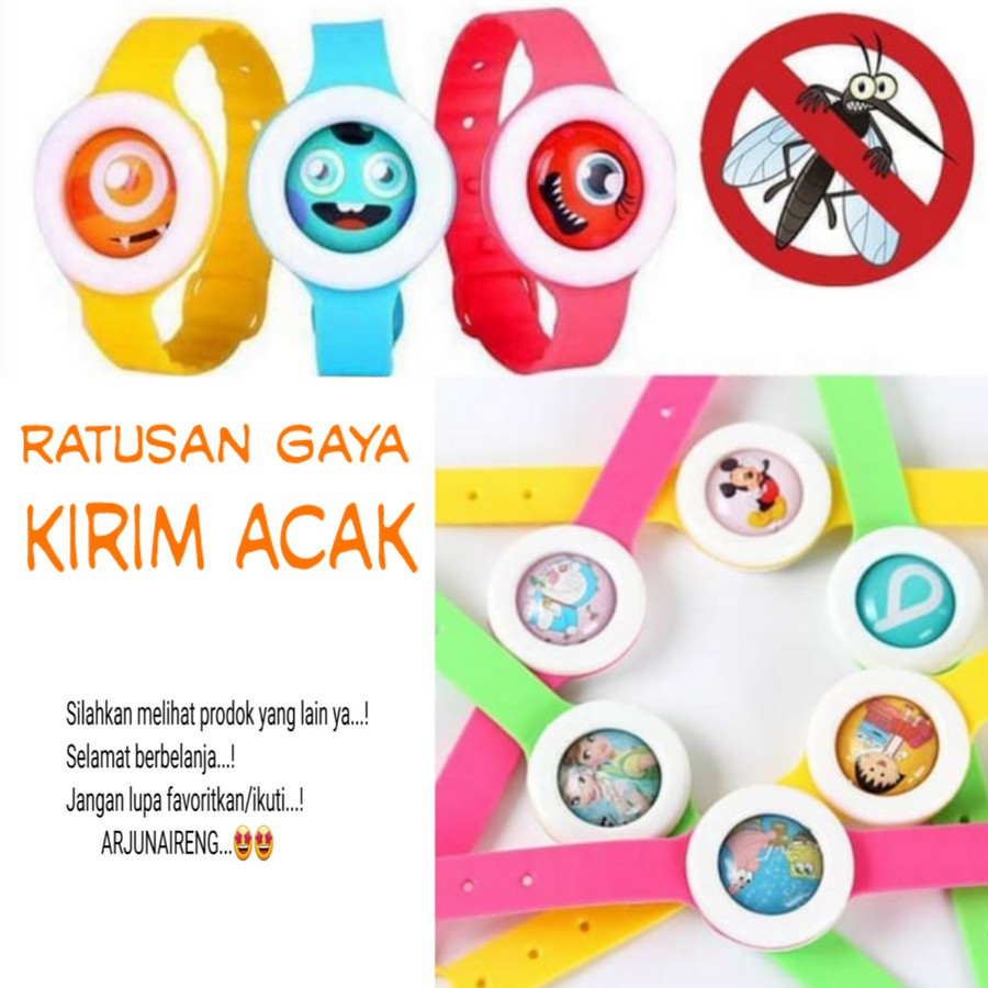 GELANG ANTI NYAMUK GELANG ANAK ANTI NYAMUK GELANG LUCU BIKIT MONSTER