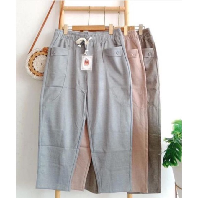 celana jogger zara saku new import merk good