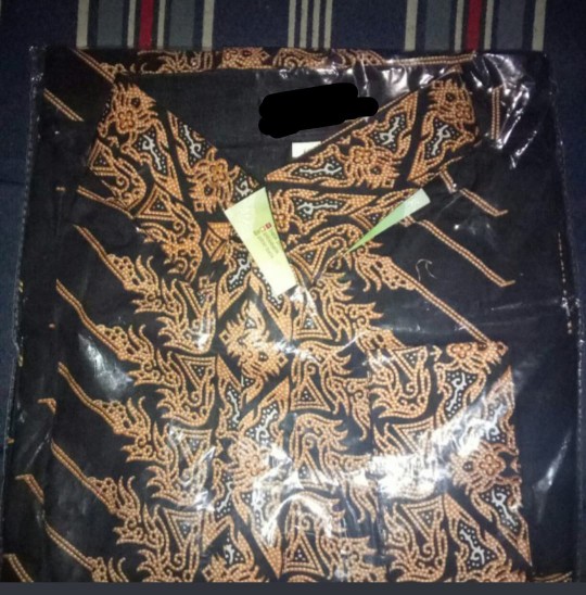 Kemeja Batik Pria Lengan Panjang Size M L Xl Xxl Bswart Batik Hrb026 Kenango Hem