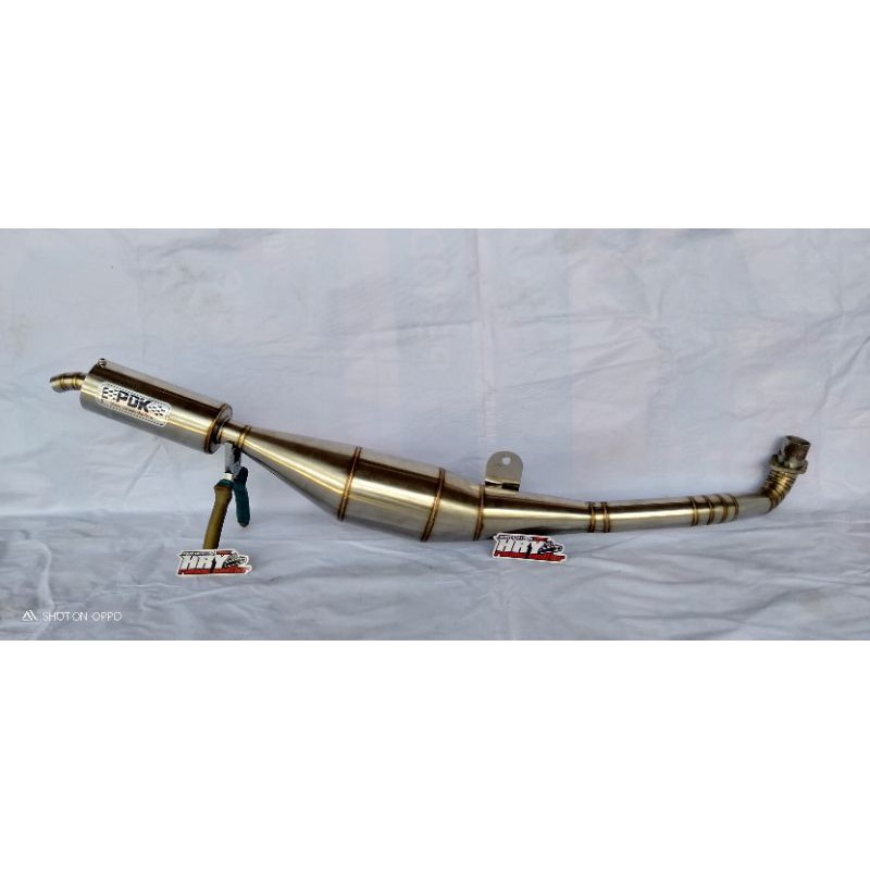 KNALPOT FIZ R FORCE 1 PDK STAINLESS las argon