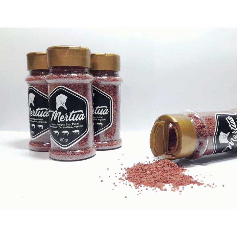 

Terasi Mertua /terasi puger/terasi sangrai siap pakai botol merica/fliptop 80gr
