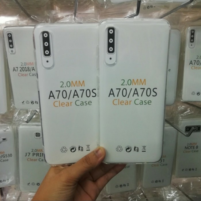 ORI Softcase Clear Case Sillikon Kondom Case Bening Casing Samsung A70