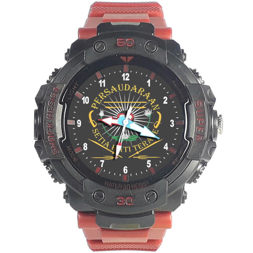 Jam Tangan  PSHT / PERSAUDARAAN SETIA HATI TERATE / MOTIF 7 Bagus