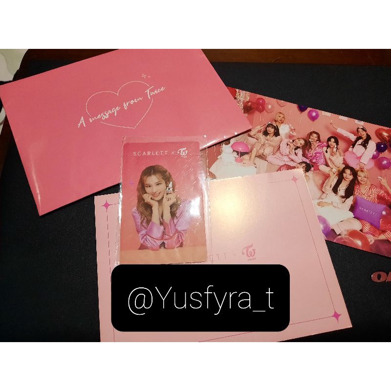 WTS Photocard Twice x Scarlett