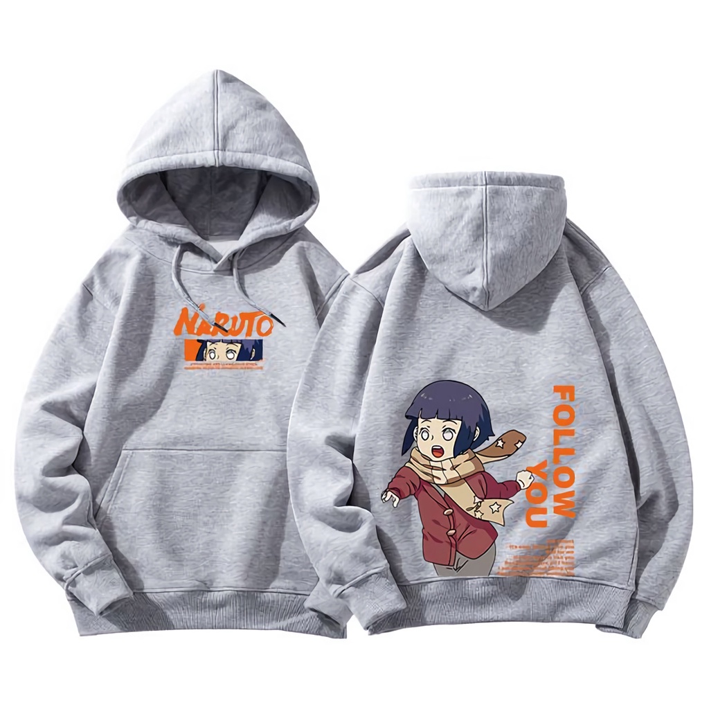 Hoodie Naruto x Hinata Couple Anime Manga Premium Unisex