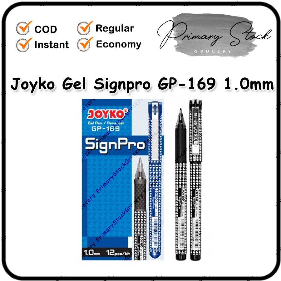 

Gel Pen Joyko Sign Pro 1.0mm Hitam Pulpen Gel Signpro GP 169 1.0 mm Biru
