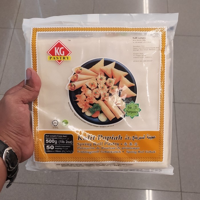 

KHONG GUAN KG SPRING ROLL PASTRY 50's | 500 gr