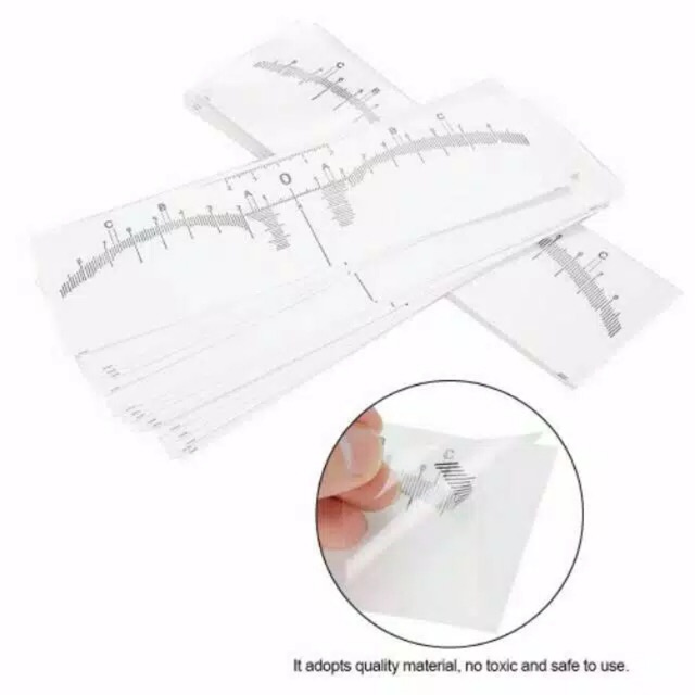 

Sticker penggaris alis