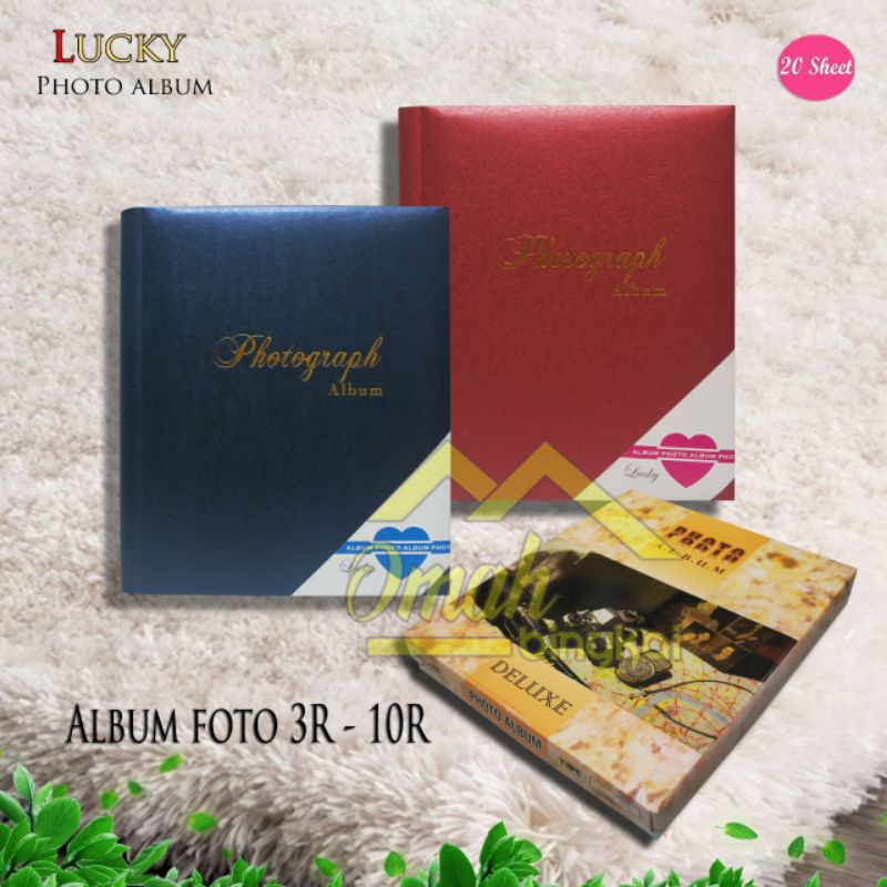Album foto/Magnetic tipe F isi 20 Lembar. foto. 3R/4R/5R-10R.(29x33cm)