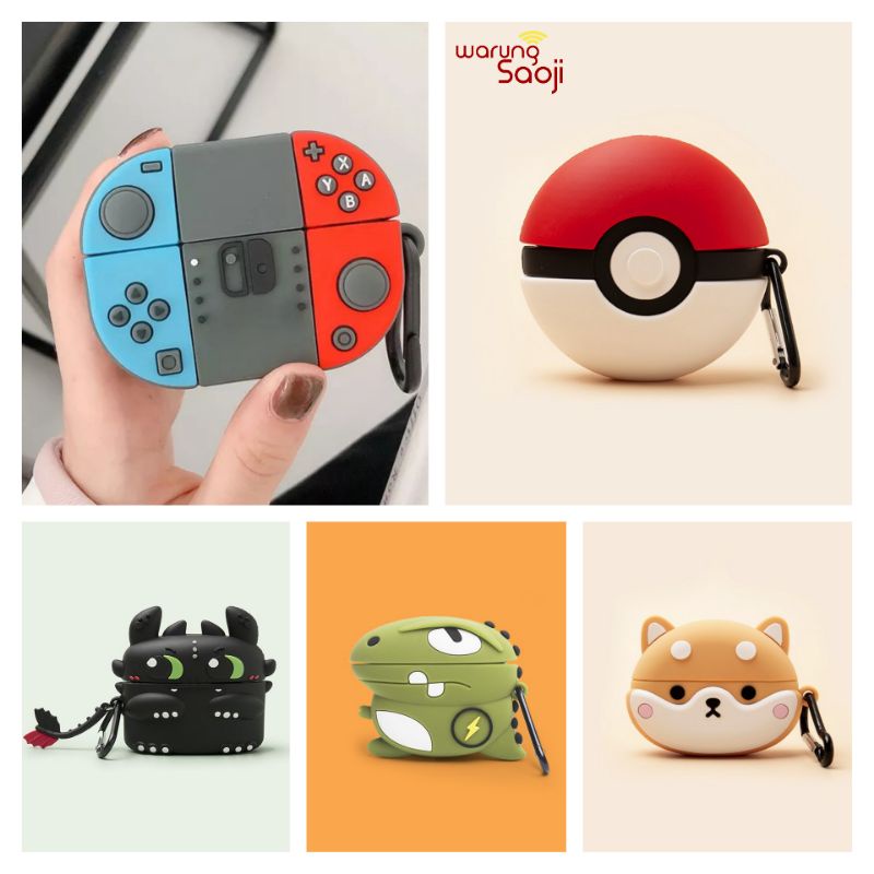 Casing Huawei Freebuds 4i TWS Case Cover Pouch Silicone Kartun Lucu