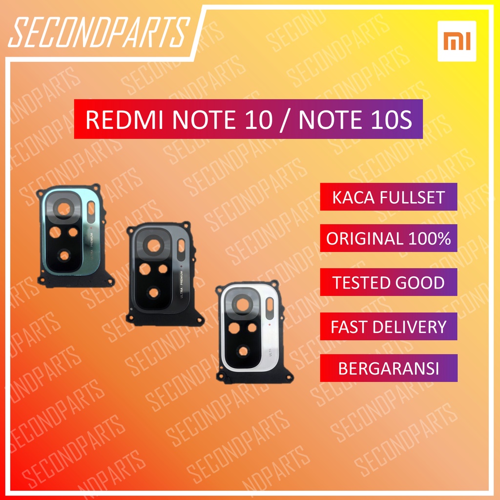 FRAME KAMERA KACA CAMERA XIAOMI REDMI NOTE 10 / NOTE 10S ORIGINAL