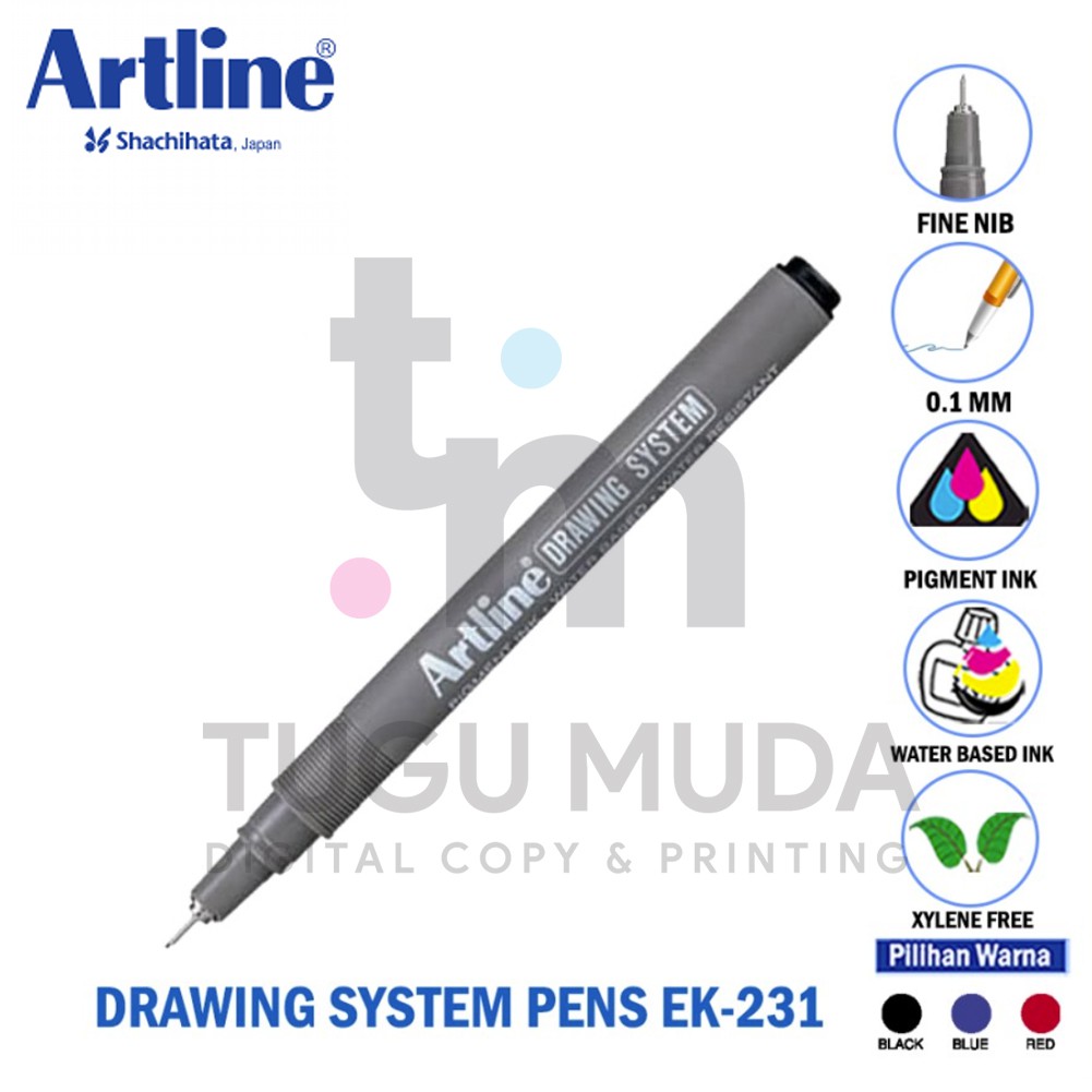 

ARTLINE Drawing System Pens / Drawing Pen | EK-231 - 0.1mm