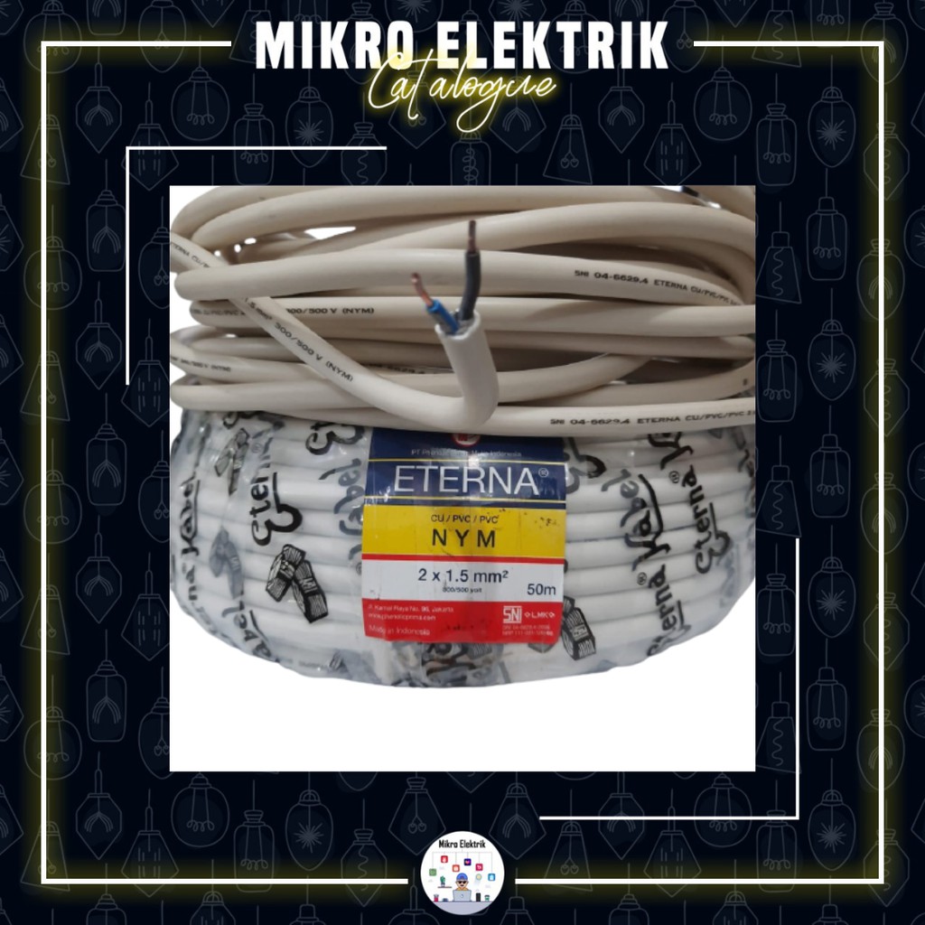 KABEL ETERNA NYM 2 X 1.5MM Per Meter