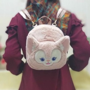 Ransel Linnabel Size M/Tas Bulu/Tas Punggung Wanita/Tas Linabel/Tas Wanita/Tas Lotso/Ransel Bulu/Ransel Lotso