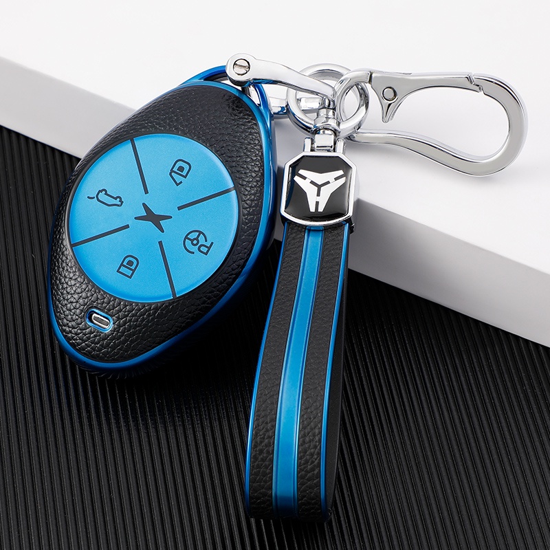 Case Pelindung Remote Kunci Mobil Bahan Kulit TPU Untuk Xpeng G3 460 P7 520 New Xiaopeng G3