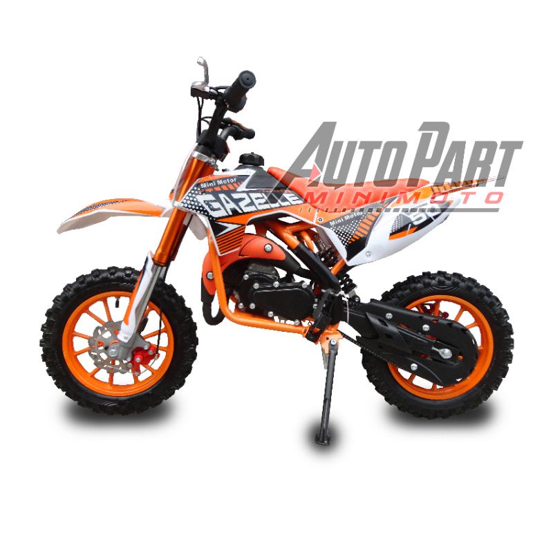 Motor Mini Trail Gazelle 50cc Mesin 2Tak Trail Mini MT4 Gazelle Automatic