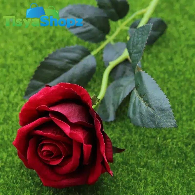 Mawar BLUDRU Duri Diameter 10 cm / Bunga Mawar Rose Artificial  / Bunga Plastik-3