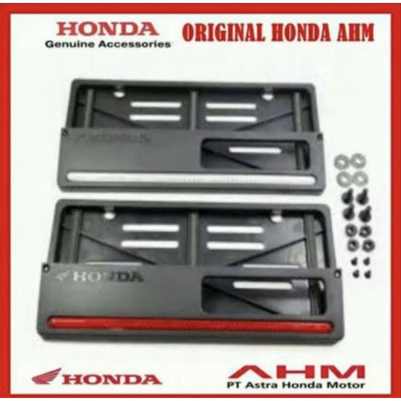 plat nomor AHM ori honda