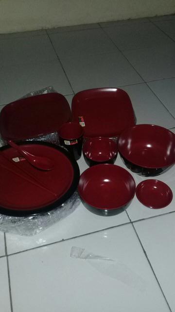 Set Komplit Melamin Golden Dragon