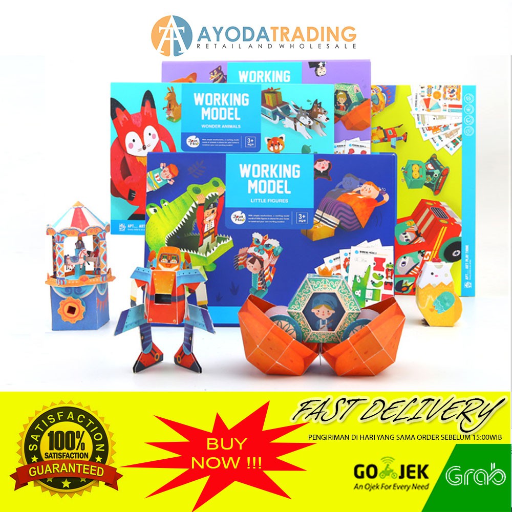 Joan Miro 3D Working Model DIY Ketrampilan Prakarya Anak