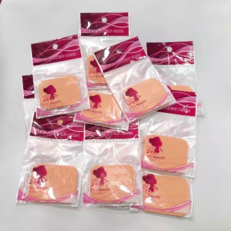 SPONS MAKE UP MURAH SPON BULAT SPONGE MAKE UP KOTAK BULAT