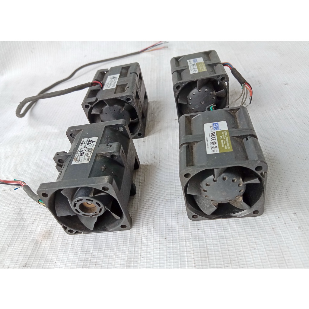 Fan Double DC Brushless 4x4cm 12v CAMPURAN