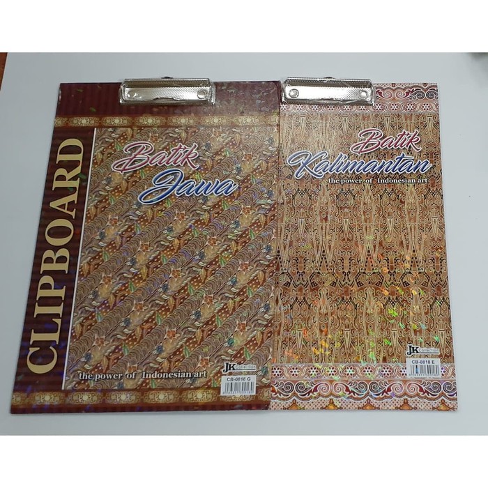 

CLIPBOARD BATIK UKURAN FOLIO | PAPAN JALAN | ATK
