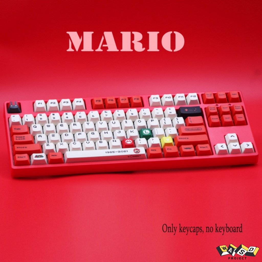 MARIO Keycaps Set | PBT Dye Sub | Cherry Profile | 122 Keys