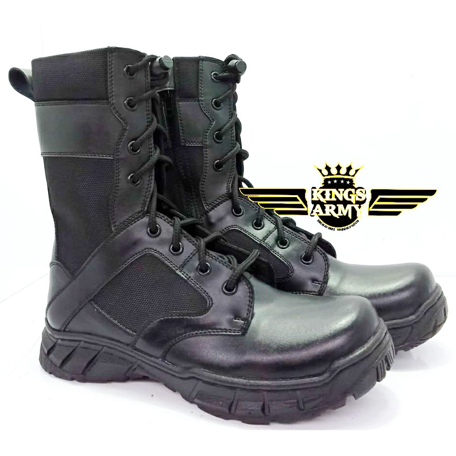 Sepatu PDL Kulit Asli Sapi Merk Kings Army Type KA-015