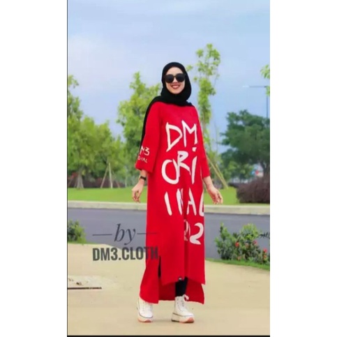 Long Tunik Terbaru Long Tunik DM3 tunik wanita modern Long tunik import Long tunik kekinian Long tun
