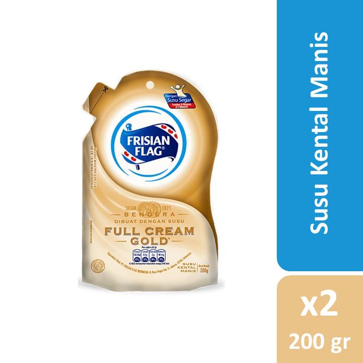 Frisian Flag Susu Kental Manis Gold Pouch 2 x 200gr