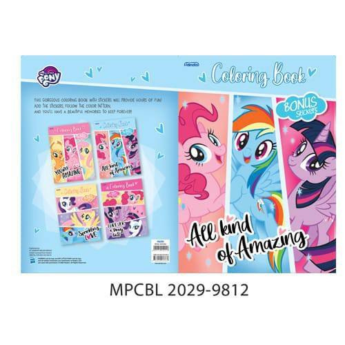 Jual Buku Mewarnai My Little Pony Coloring Book Large Bonus Stiker by