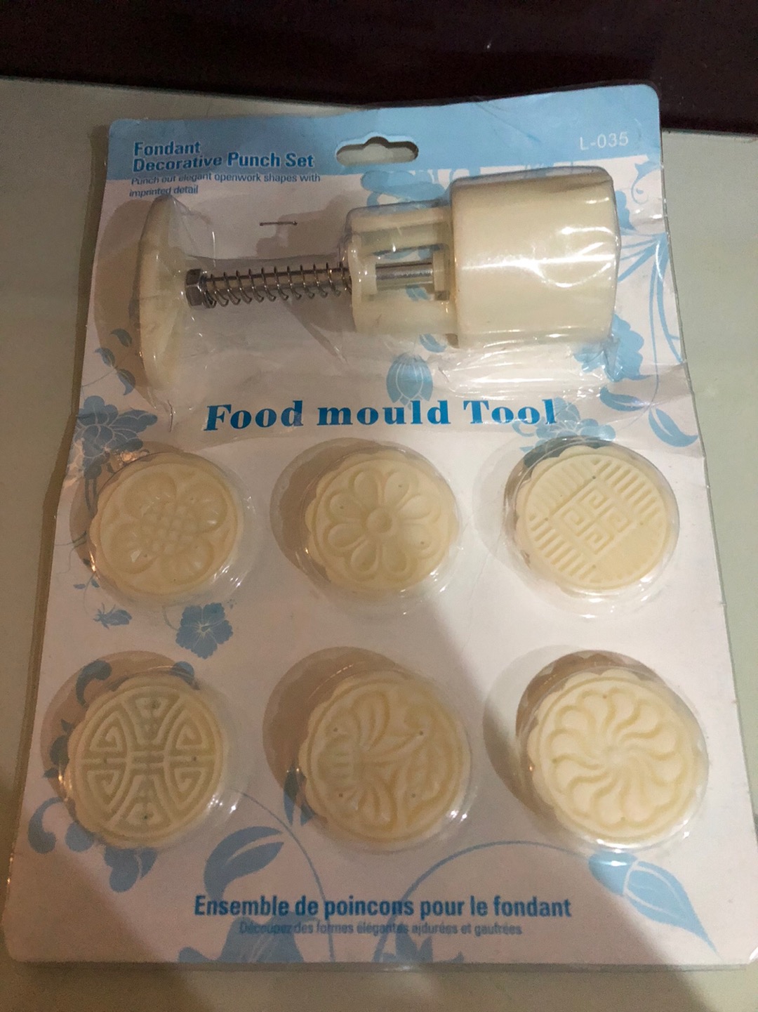 Cetakan Kue Mooncake / Fondant Decorative Punch Set