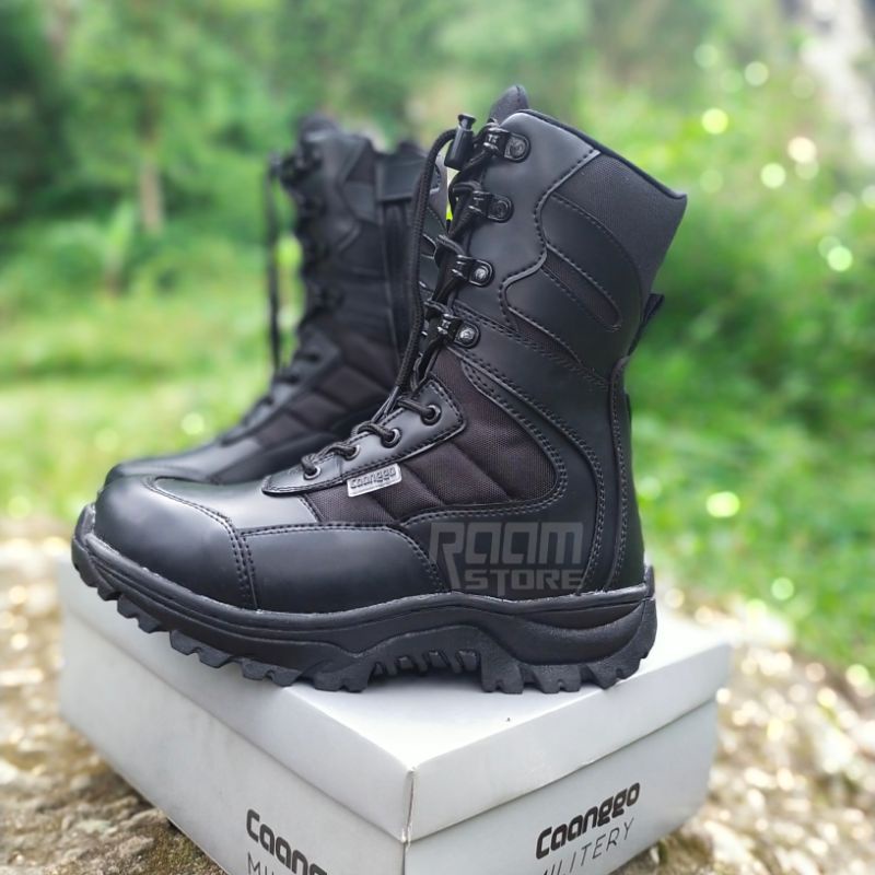 SEPATU PDL TNI SEFTY BOOT UJUNG BESI SEPATU PDL TACTICAL CAANGGO